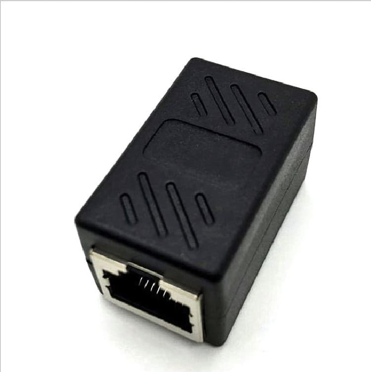 Shielded RJ45 Ethernet Coupler Connector Network Double Female Adapter Module Extender