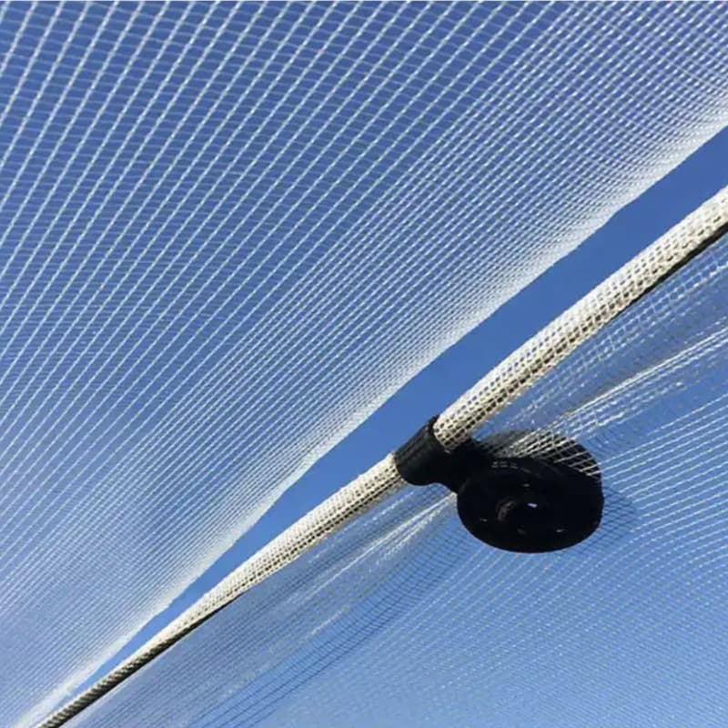 Yihaomei Brand Cross-Border Supply Double-Line Polyethylene Woven Net Black Hail Net Kiwi Hail Net Bird Net