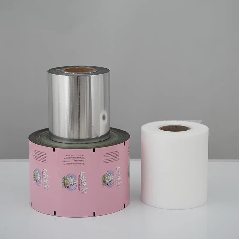 Packing machine packaging film aluminized roll film mooncake composite film PE PET film transparent mask printed sealing bag