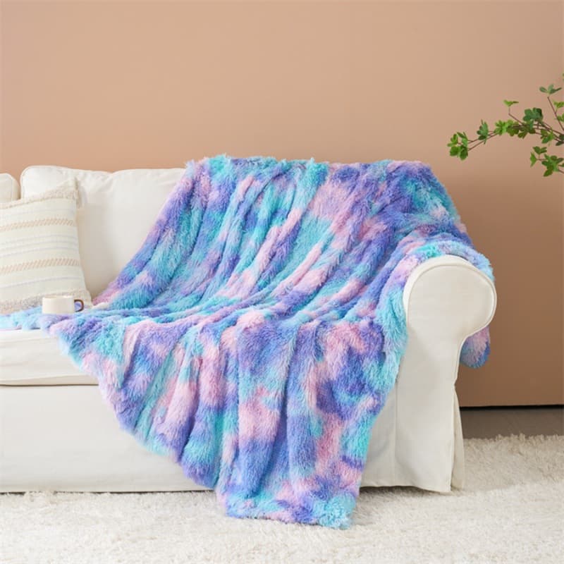 Double-Sided Nap Blanket for Kids, Mink Fleece Blanket, Long Plush, Amazon Cross-Border Export Blanket Factory Wholesale