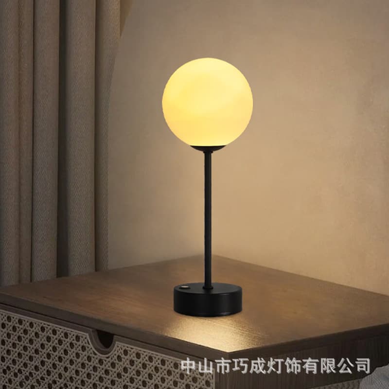 Rechargeable touch bud table lamp Nordic creative bedside lamp study desk decoration led table lamp internet celebrity ins