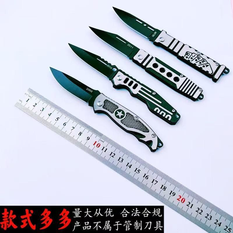 Weitian Various Folding Knives, Hardness Self-Defense Knives, Fruit Knives, Outdoor Stainless Steel Survival Knives, Night Market Stall Folding Knives