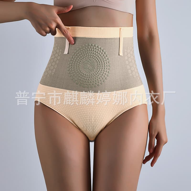 Plus size high-waist tummy control butt-lifting pants, powerful belly reduction shaping butt-lifting hip reduction postpartum waist cincher shaping panties for women