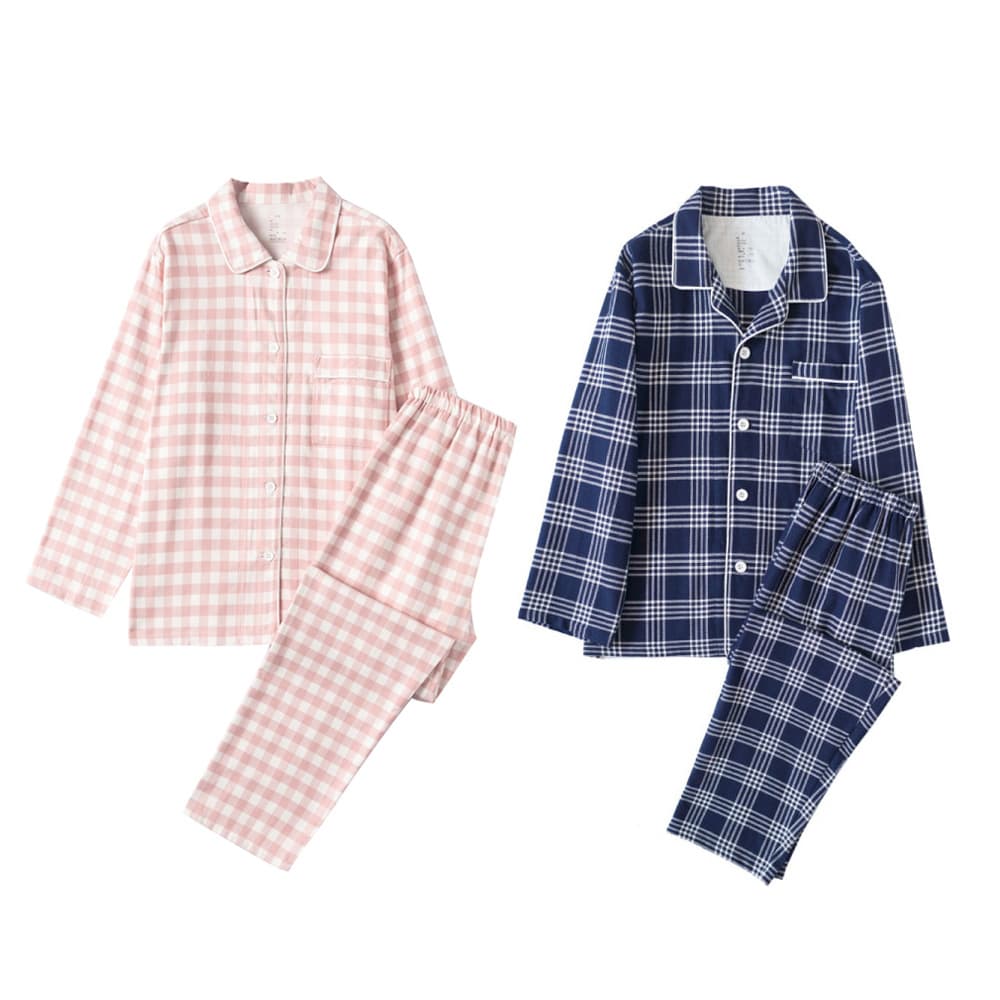 Flannel Pajamas No Printing Home Clothes Suit Good Products No Side Seam Autumn and Winter Sanding Cotton Velvet Couple Warm Breathable