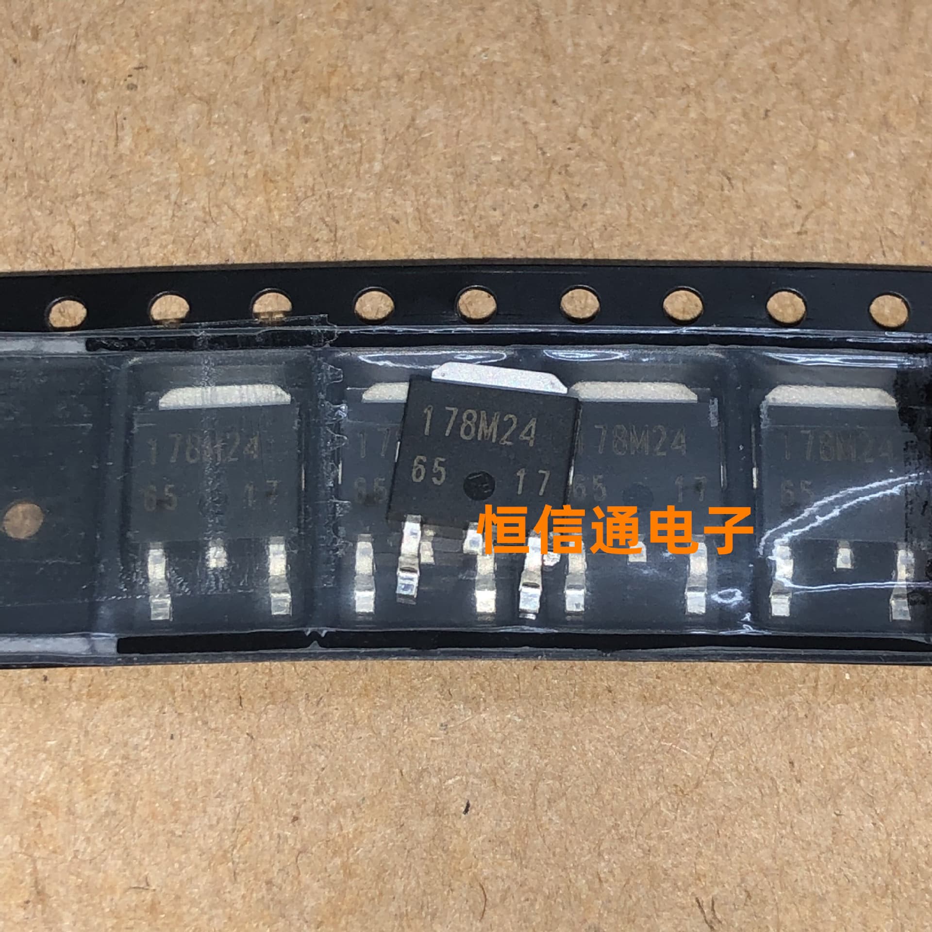 Brand New Imported BA178M24FP-E2, Marking: 178M24, 24V 0.5A TO-252, Actual Photo