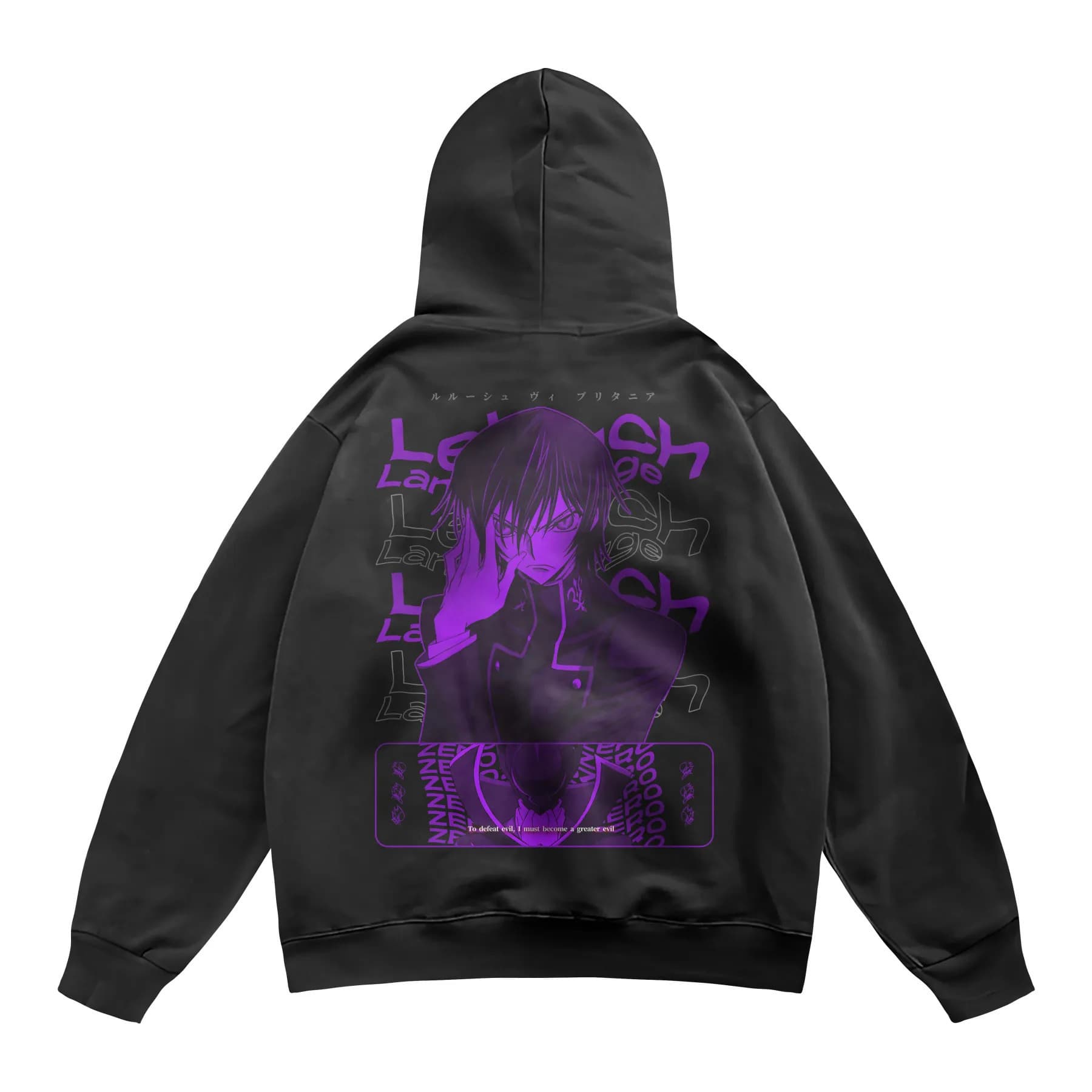 Code Geass Lelouch of the Rebellion peripheral character printed sweatshirt spring and autumn casual couple universal jacket