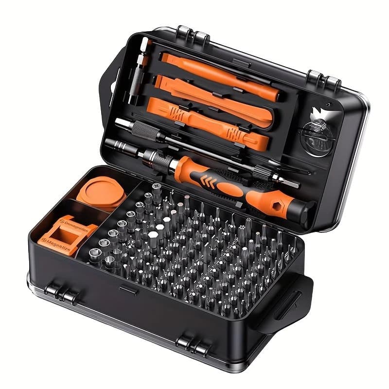 115-in-1 Orange Screwdriver, Watches, Computers, Mobile Phones, Disassembly and Repair, Telecom Tools, Screwdrivers, Popular Cross-Border Products