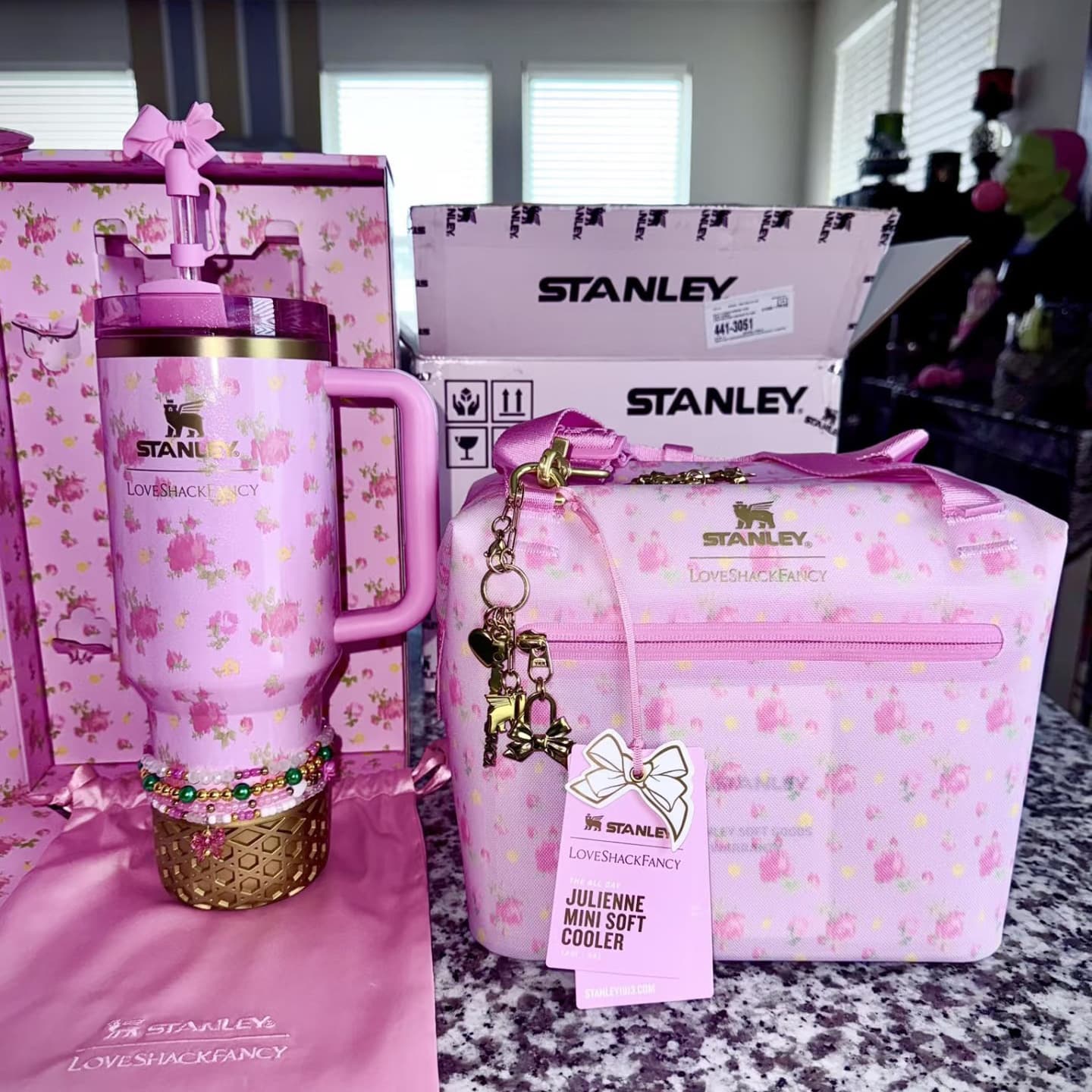 Stanley New Pattern Lunch Bag Soft Cooler Outdoor Waterproof Portable Lunch Box Backpack