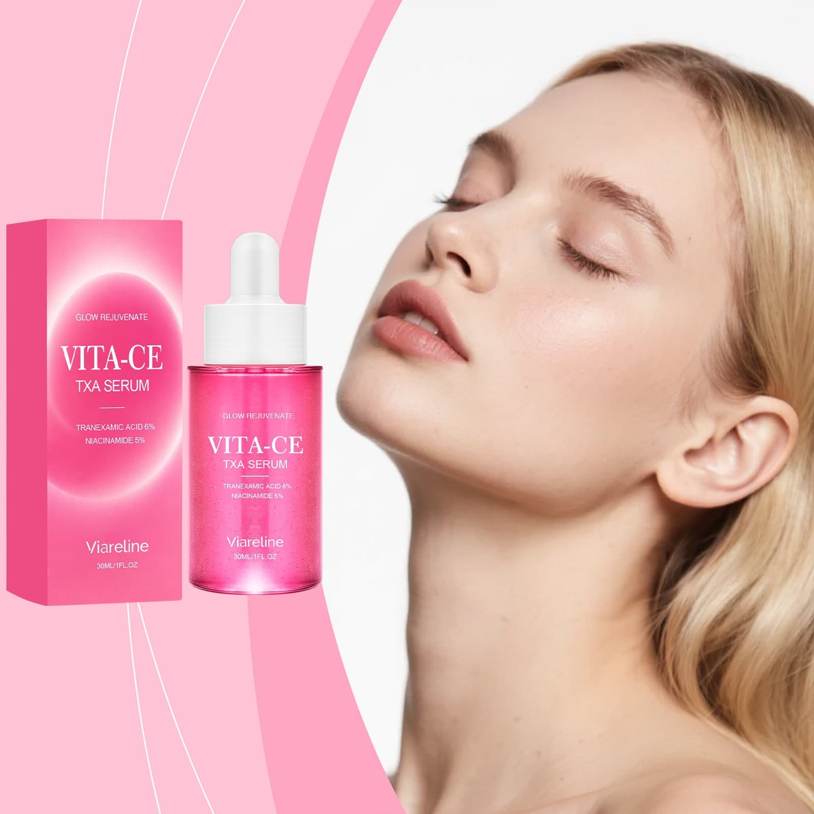 VIARELINE Vitamin Facial Essence Gentle care for facial skin daily moisturizing skin care essence