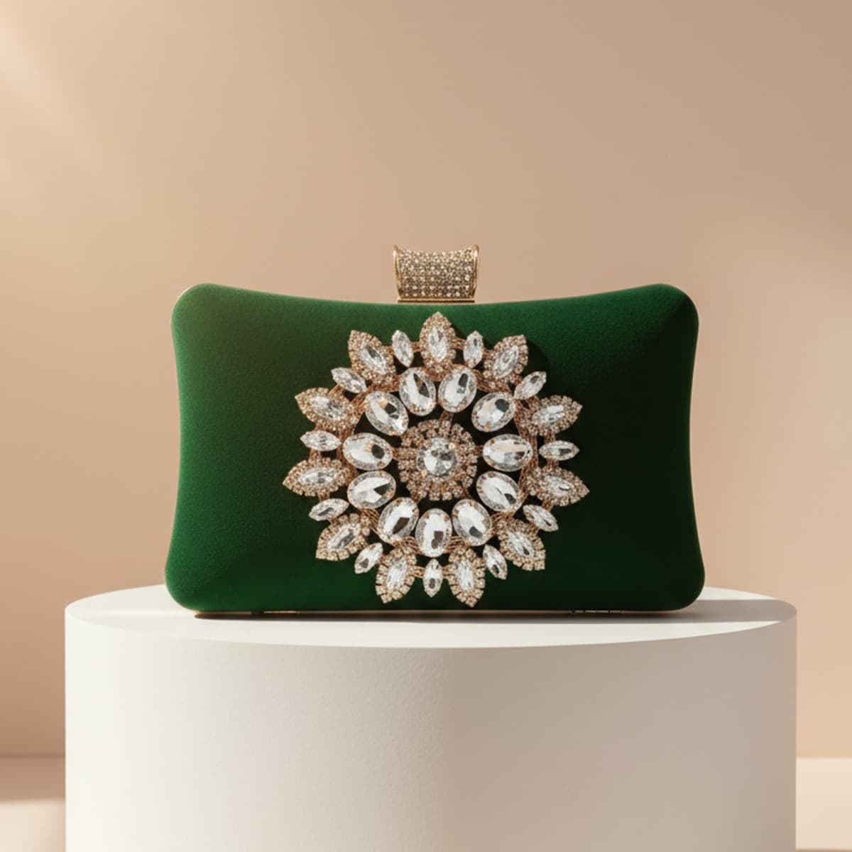 Cross-border Best-selling Rhinestone Evening Bag Fashion Gown Wedding Clutch Banquet Shoulder Crossbody Chain Small Bag