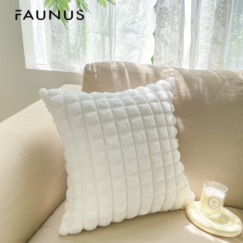 Ins-style zebra tweed luxury vintage throw pillow cover sofa cushion cover