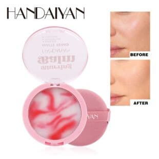 Cross-border Powderless Compact Powder Touch-up Setting Oil-control HANDAIYAN Long-lasting Non-smudge Waterproof Concealer Powder Cream