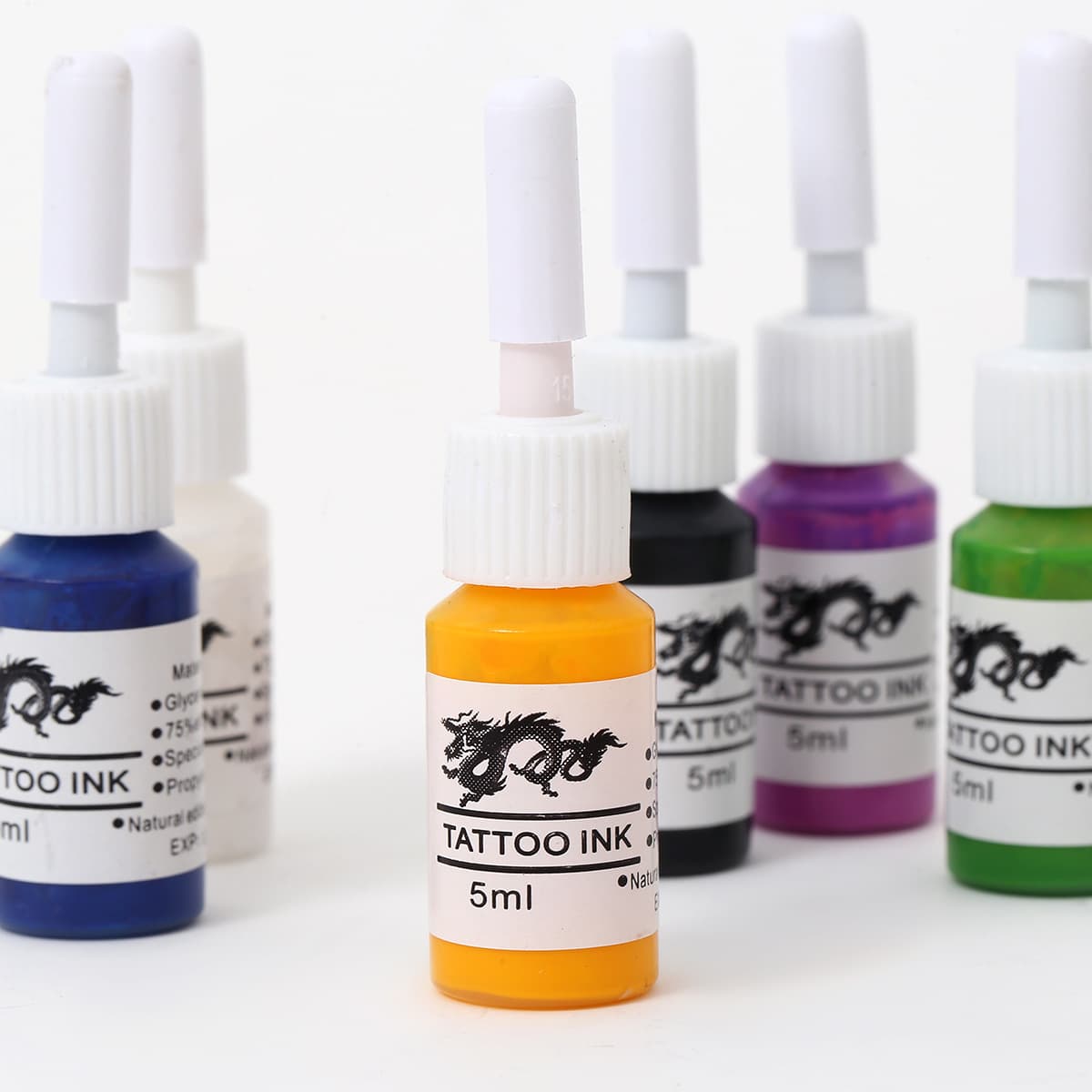 Tattoo Practice Pigment 5ml Color Ink Practice Tattoo Pigment Ink Small Bottle Tattoo Pigment Wholesale