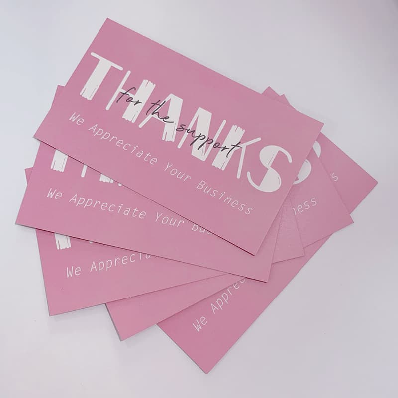 Amazon Greeting Card Creative Foreign Trade Card Custom Gold Foil Cross-border E-commerce Thank You After-sales Gift Card Christmas
