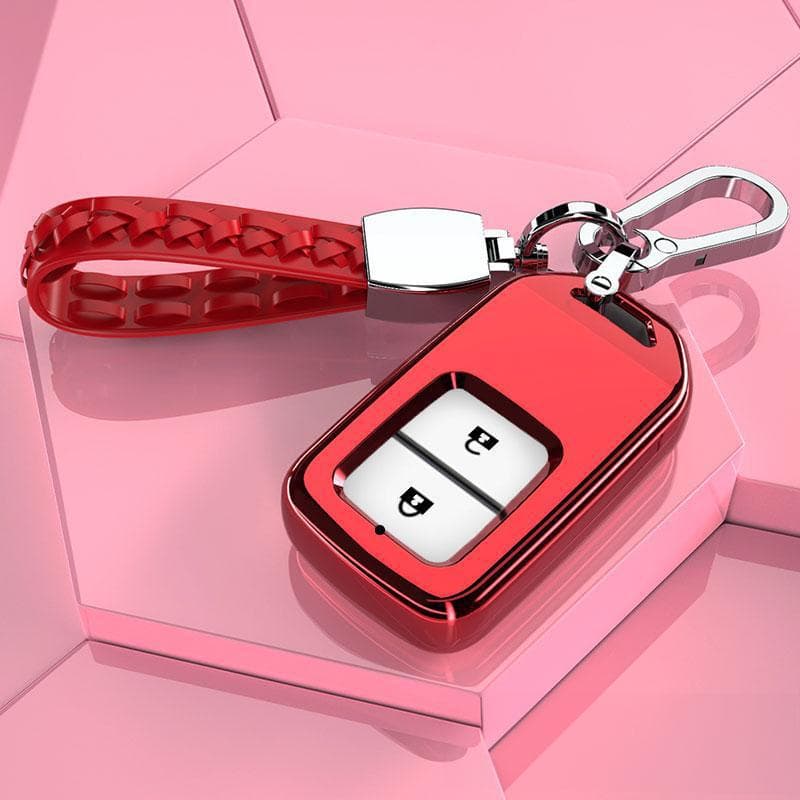 For Honda CRV Key Case Men Women Two Button Premium Remote Cover 2015 Fashion Luxury Edition