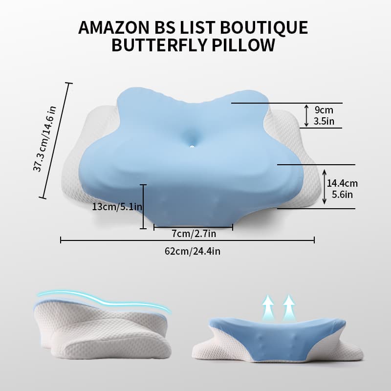 Lingdie Memory Foam Pillow, New Product, Cross-border Bestseller, Slow Rebound Memory Foam Pillow for Side Sleeping and Neck Support