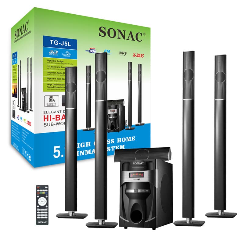 2023 New 5.1 Combination Audio System Panoramic Stereo Surround Speakers Living Room Home Theater