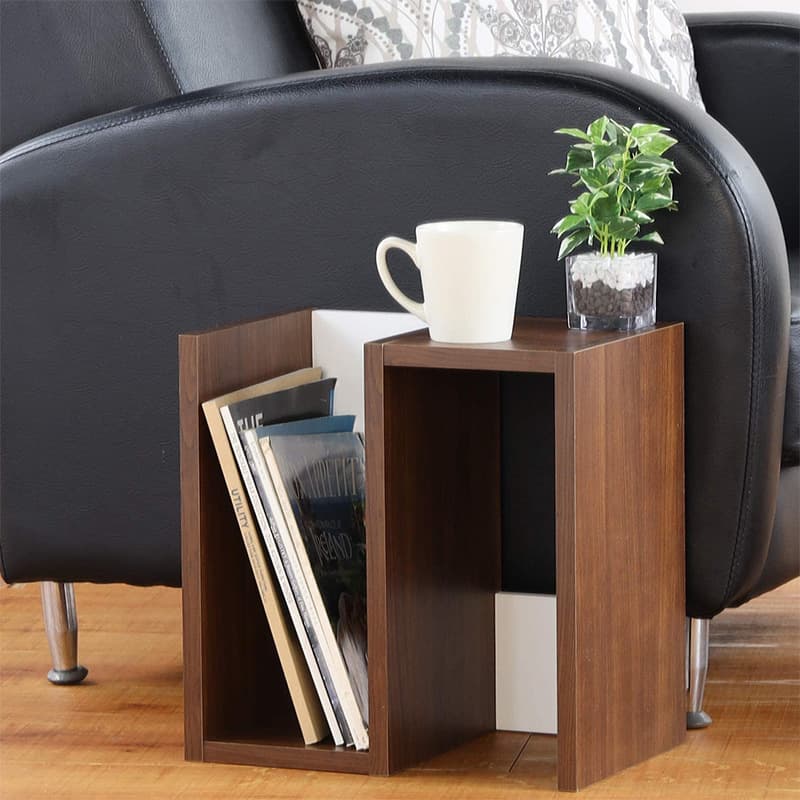 Creative Digital Five Shelf - Minimalist Wooden Home Decor for Study, Balcony Cup Holder, Bedside Table Wooden Rack