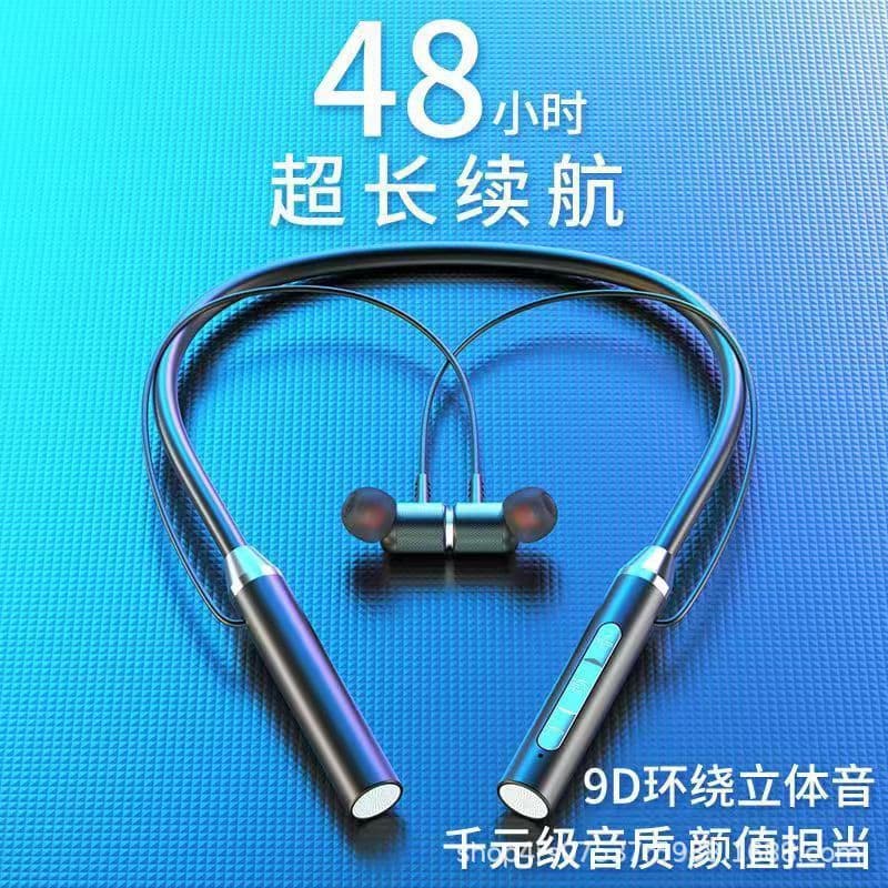 Bluetooth sports manufacturer direct-selling earphones neck-mounted ultra-long standby neck-mounted wireless neck-mounted mobile phone Bluetooth universal