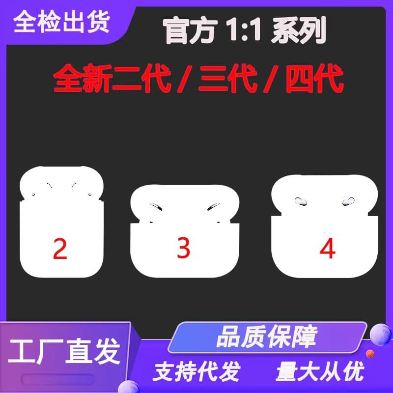 Pro 2nd Gen 3rd Gen 4th Gen True Wireless Bluetooth Earbuds Smart Noise Cancellation Renamed Positioning for Apple Android