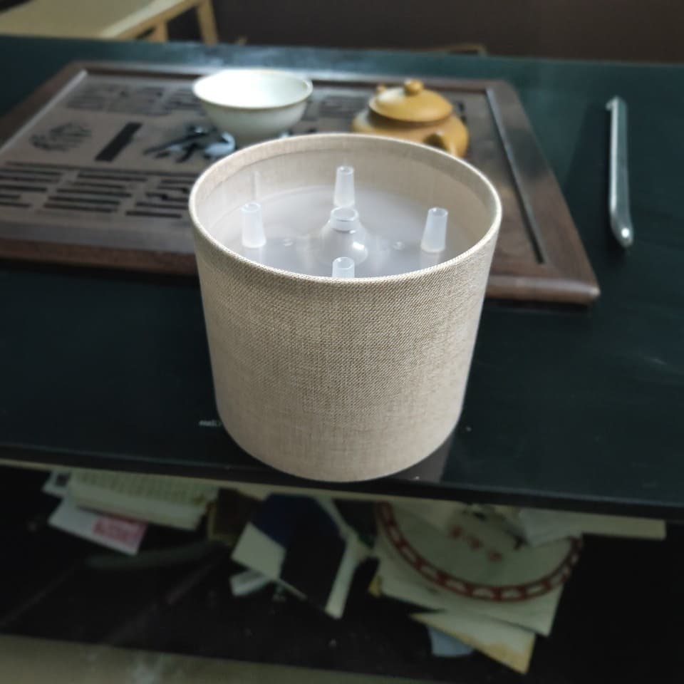High-Standard Seamless Fabric Joining Processing Lamp Cover Fabric Application Aromatherapy Device Fabric Wrapping