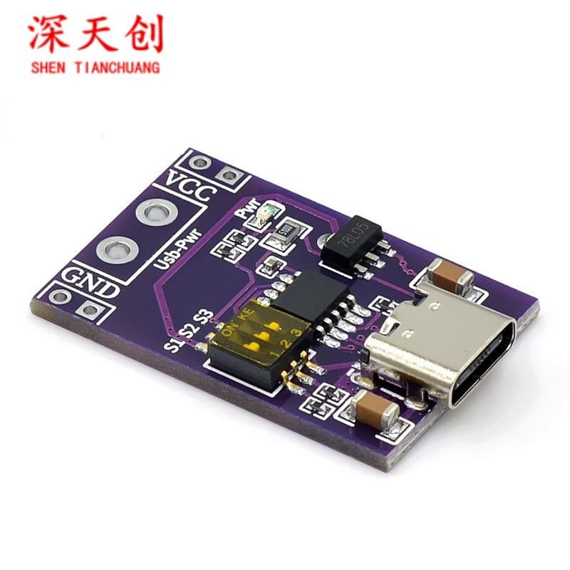 Pd/qc/afc Fast Charging Trigger Supports 5v 9v 12v 15v 20v Fixed Voltage Output Electronic Module