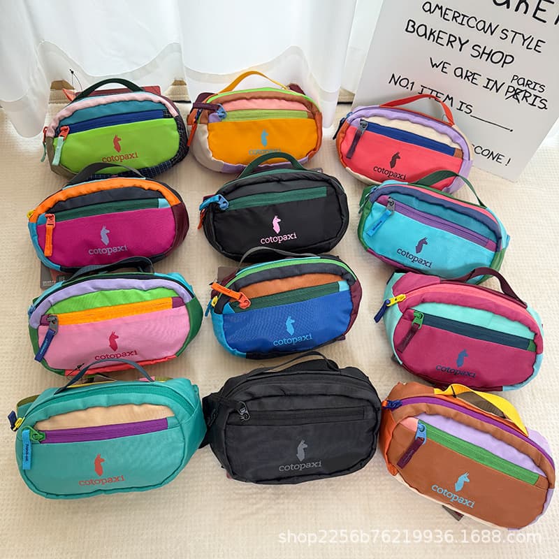 2025 New Cotopaxi Alpaca 1.5L Dopamine Waist Bag Outdoor Sports Sling Bag Waterproof Multi-color Chest
