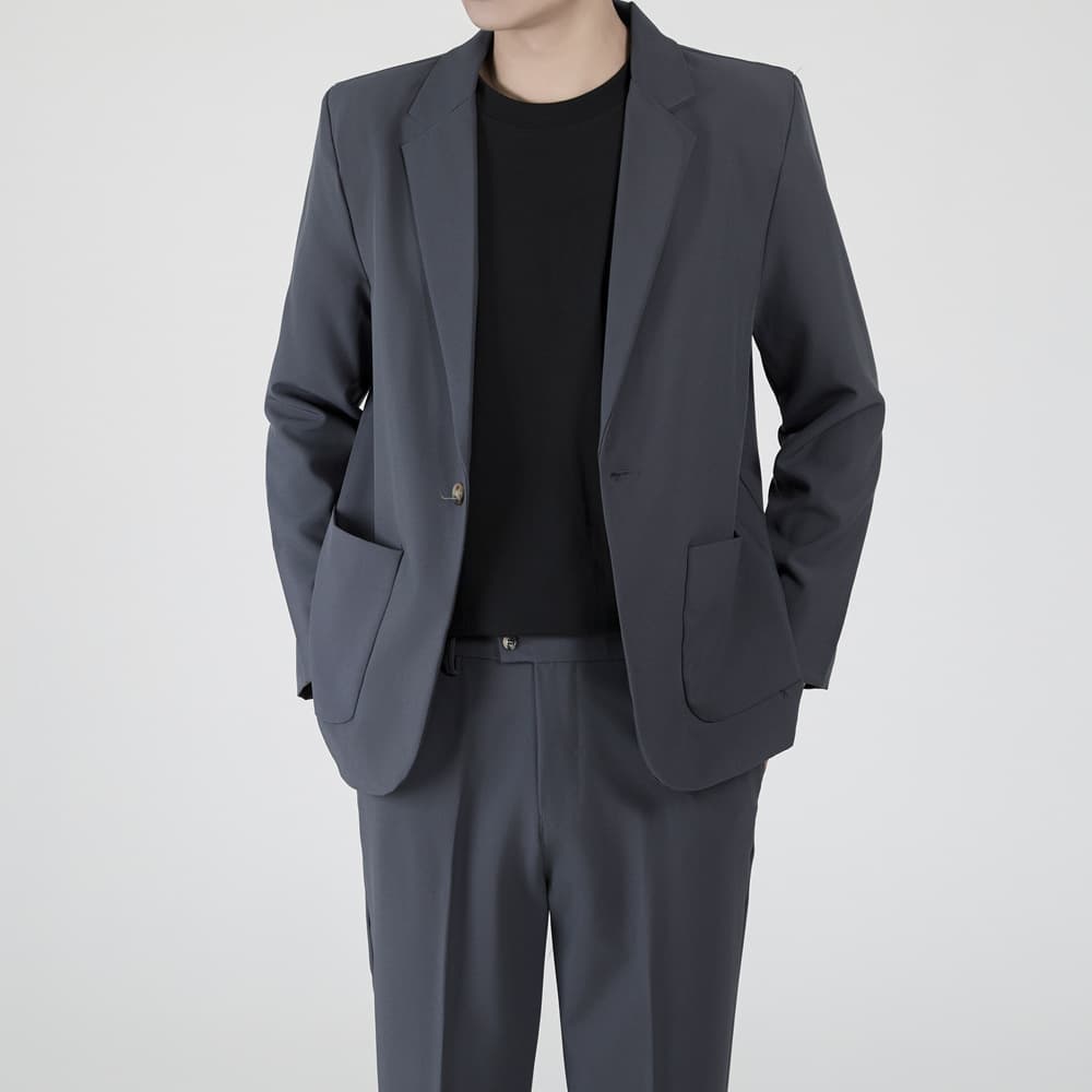 Casual Suit Jacket for Men, Premium Feel, Engagement Groom Outfit, Spring/Autumn Wedding Suit, Formal Wear