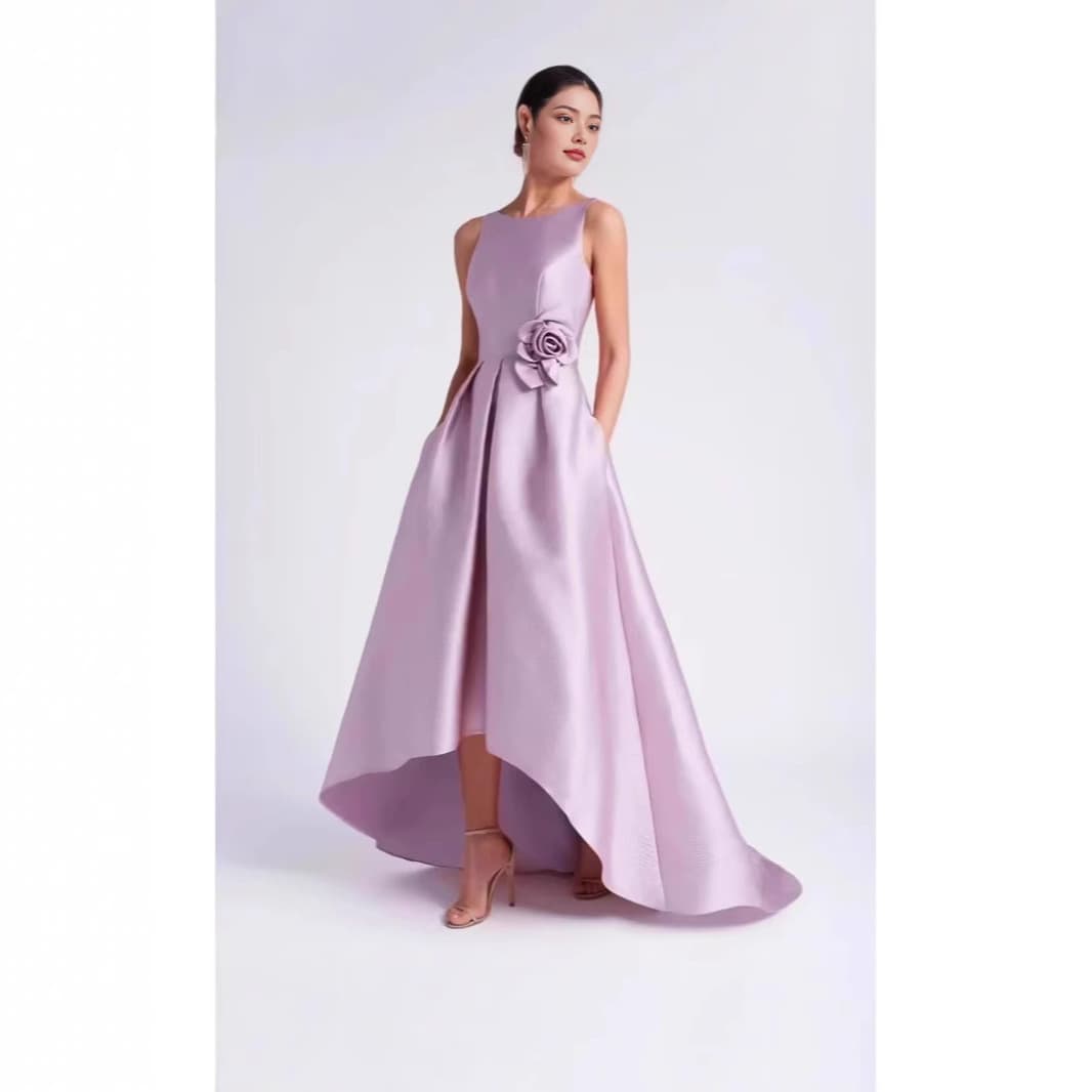 2023 Lilac Lace Prom Dresses Spaghetti Straps Vestido De Fiesta