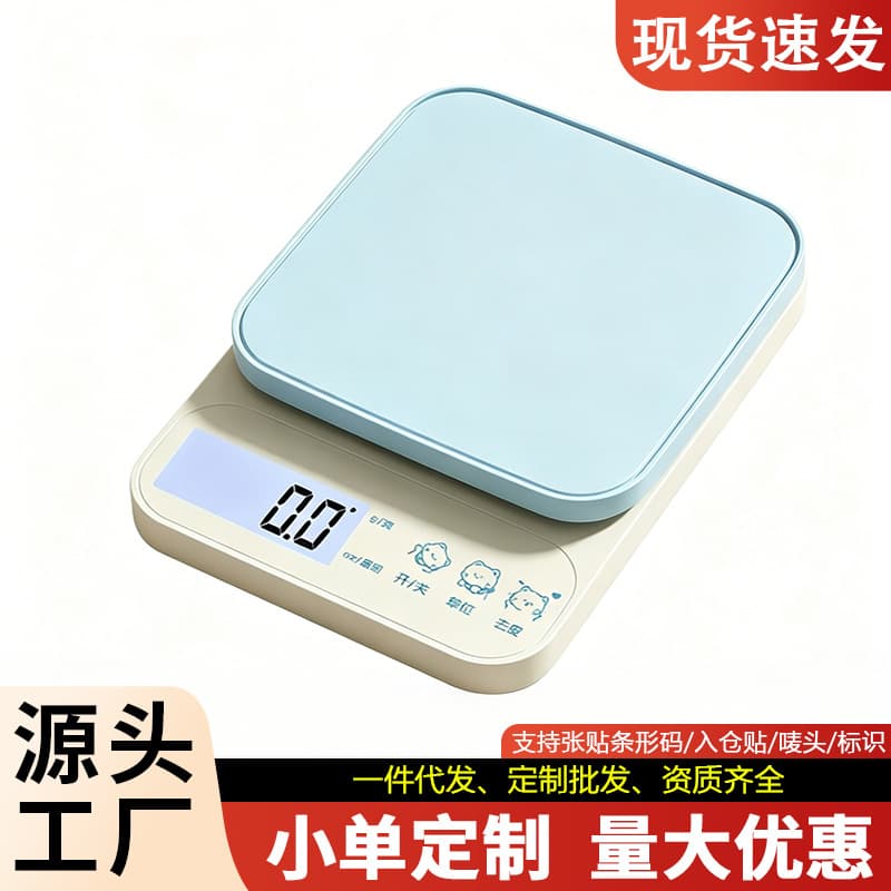 High Precision Dual Color Small Electronic Food Scale for Kitchen, Baking, and Home Use, Gram Scale
