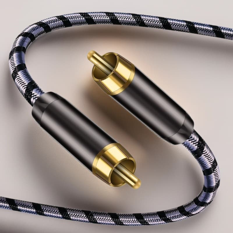 ATAUDIO Audiophile RCA Coaxial Cable for Speakers, Signal Cable, Amplifier Audio Connection