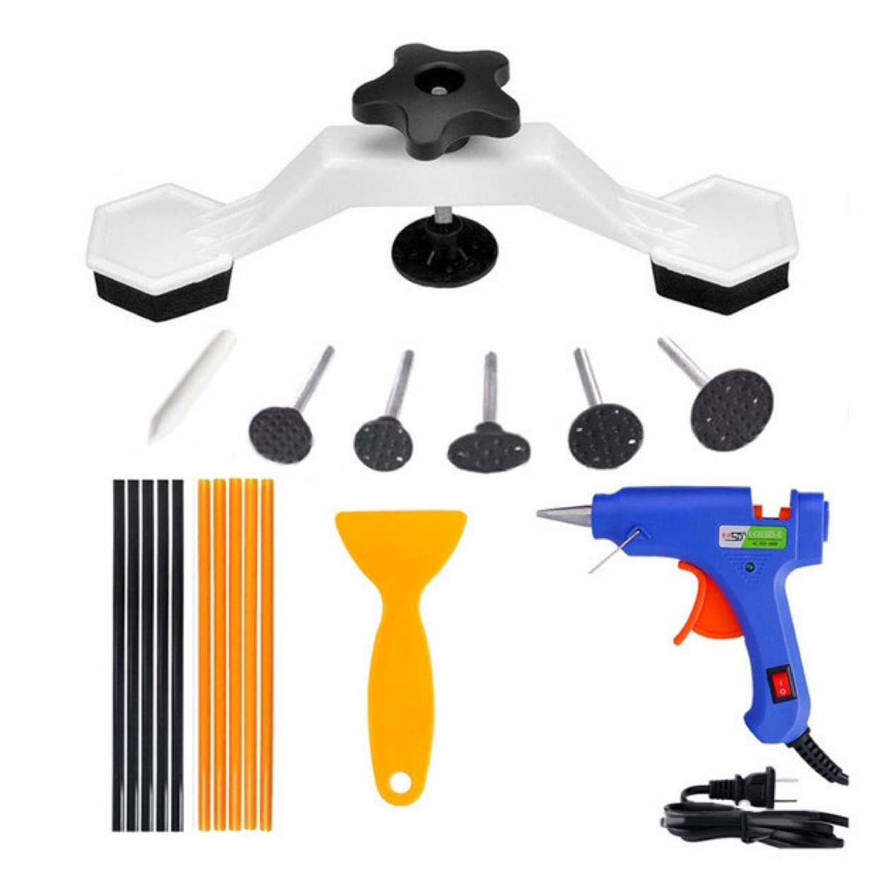 Car Dent Repair Tool Sheet Metal Hail Repair Pull Bridge Repair Kit Body Repair Tool Set