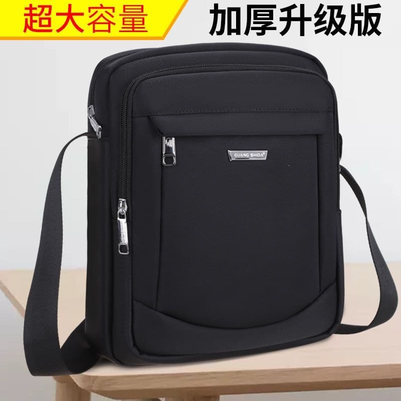 New Men's Shoulder Bag Crossbody Bag Business Casual Small Backpack Oxford Cloth Trendy Large Capacity Travel Bag