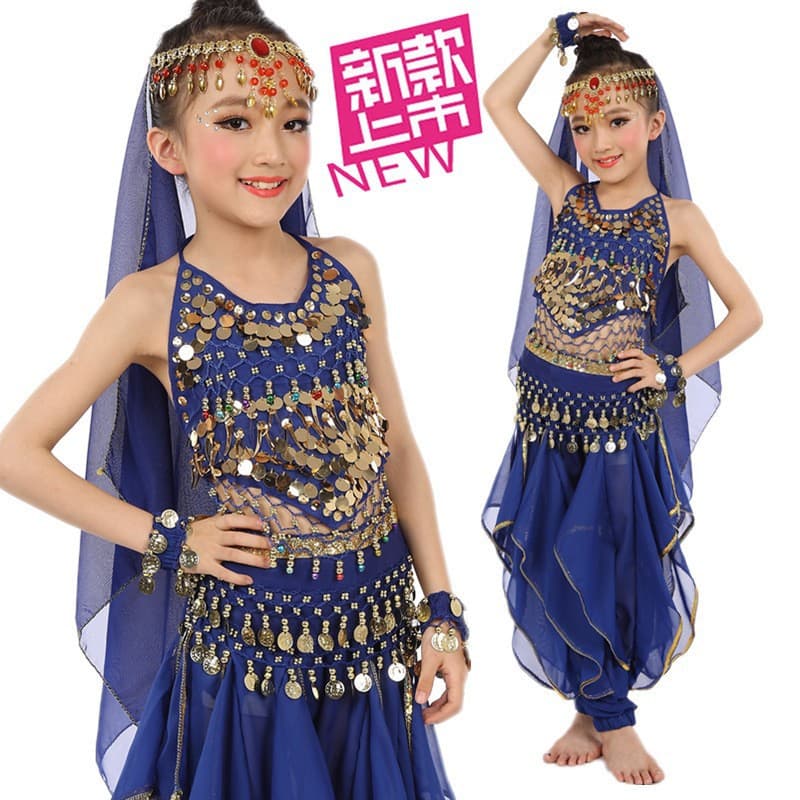 Children's Belly Dance Suit Children's Indian Dance Costume Girls Dance Performance Costume Dropshipping