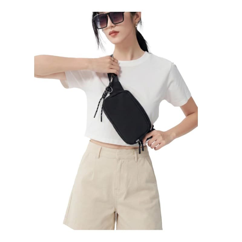 Cross-border New Style Waist Pack Casual Outdoor Sports Running Chest Bag Crossbody Versatile Nylon Running Hiking Chest Pack