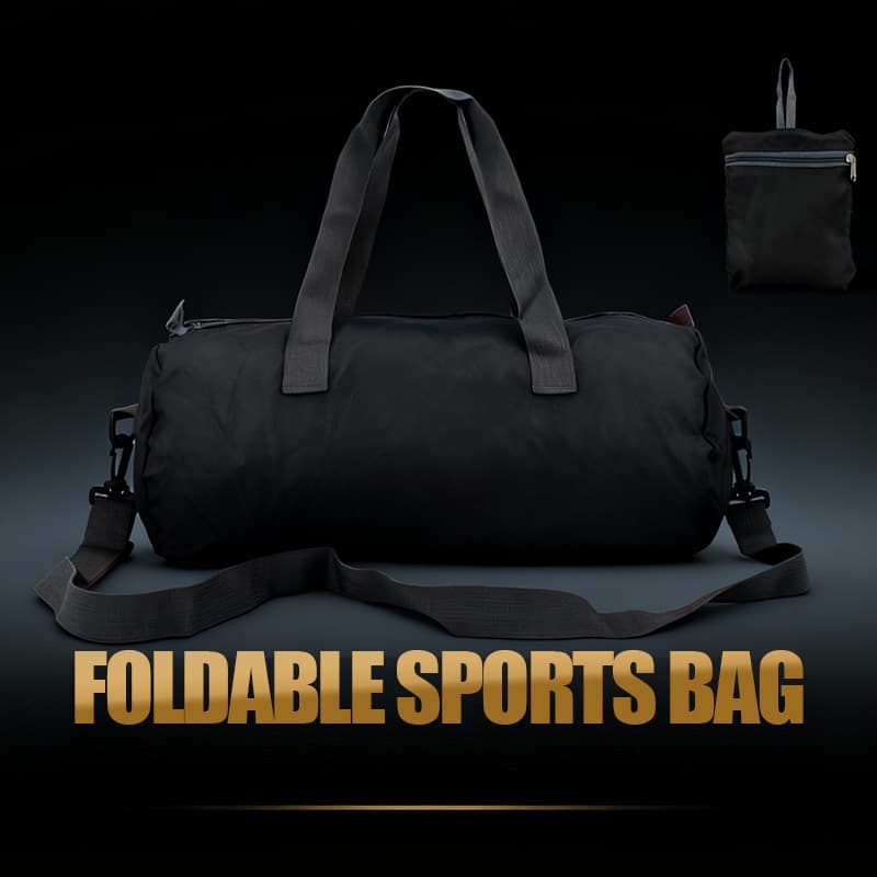 Sports Folding Storage Bag Large Capacity Ultra-Light Unisex Casual Travel Backpack Solid Color Outdoor Portable Handbag