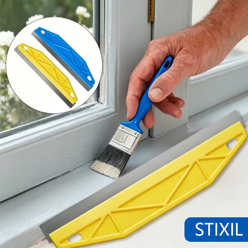 Stainless Steel Putty Knife with Plastic Handle, Wallpaper Cutter, Wall Putty Cleaner Scraper, Hardware Tool Factory Direct Supply