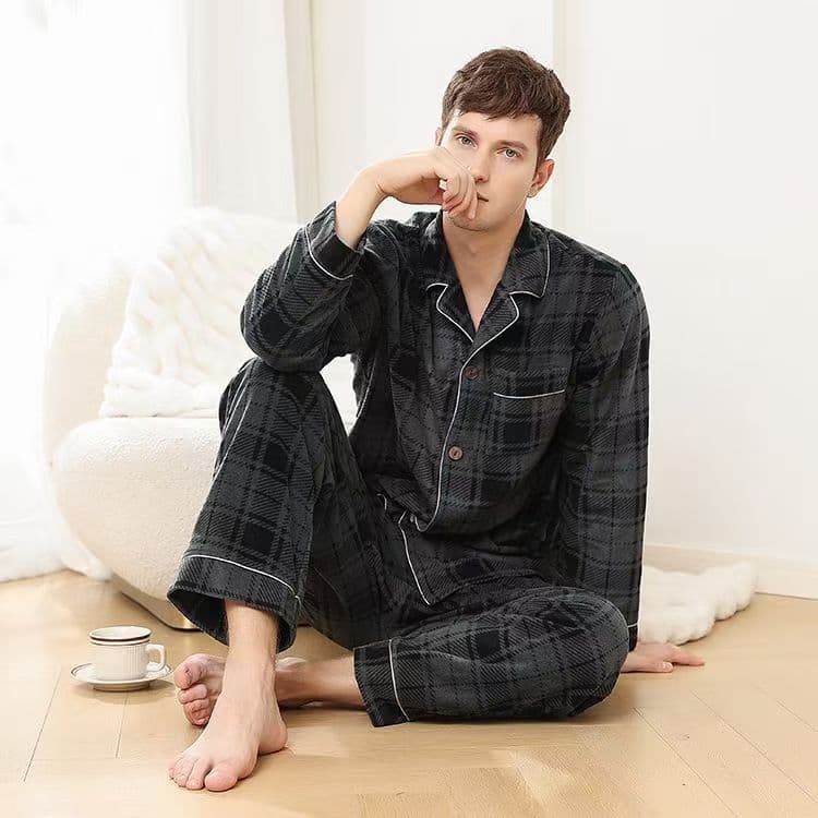 【Autumn/Winter Men's and Women's Pajamas Clearance】Autumn and winter men's and women's pajamas, stock, sample garments, odd sizes, clearance