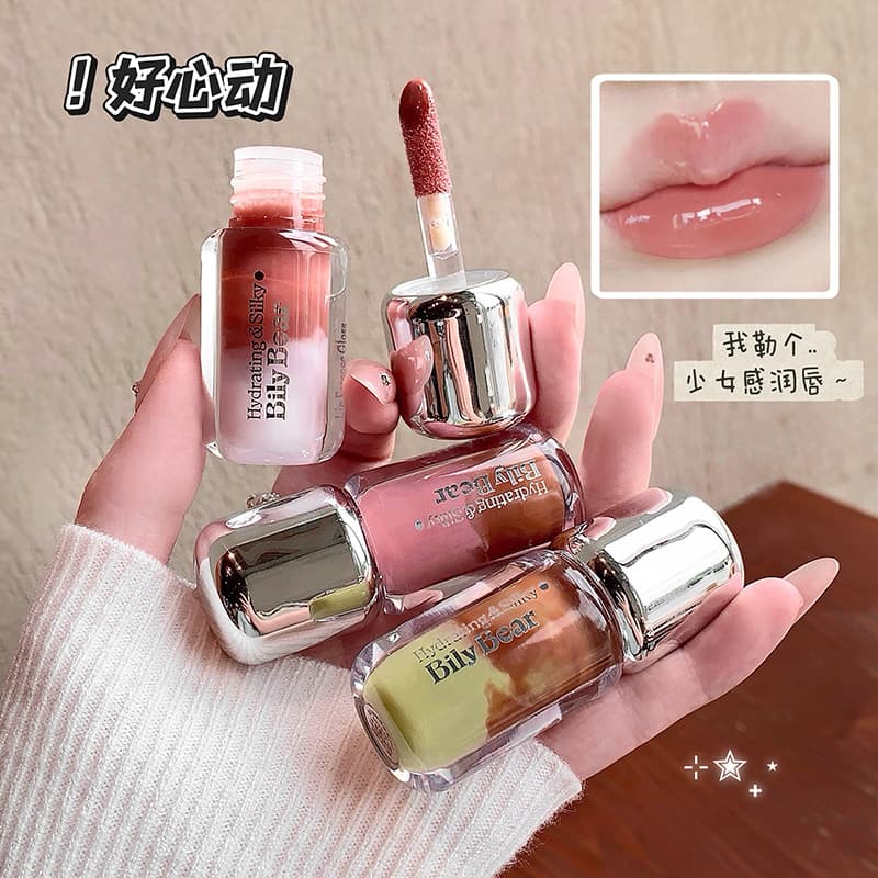 Bily Bear Mixed Lip Essence Honey Light, moisturizing and translucent essence texture non-sticky affordable cosmetics