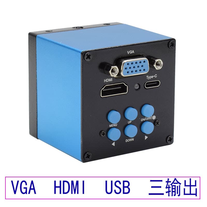 High Definition Industrial Camera HDMI Microscope CCD Camera USB to Computer VGA for Inspection, Repair, and Electronic Video