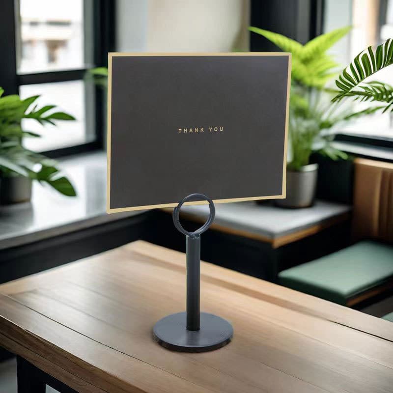 Cross-Border New Detachable Table Number Card Holder Wedding Place Card Clip Photo Clip Dining Table Card Clip Message Clip