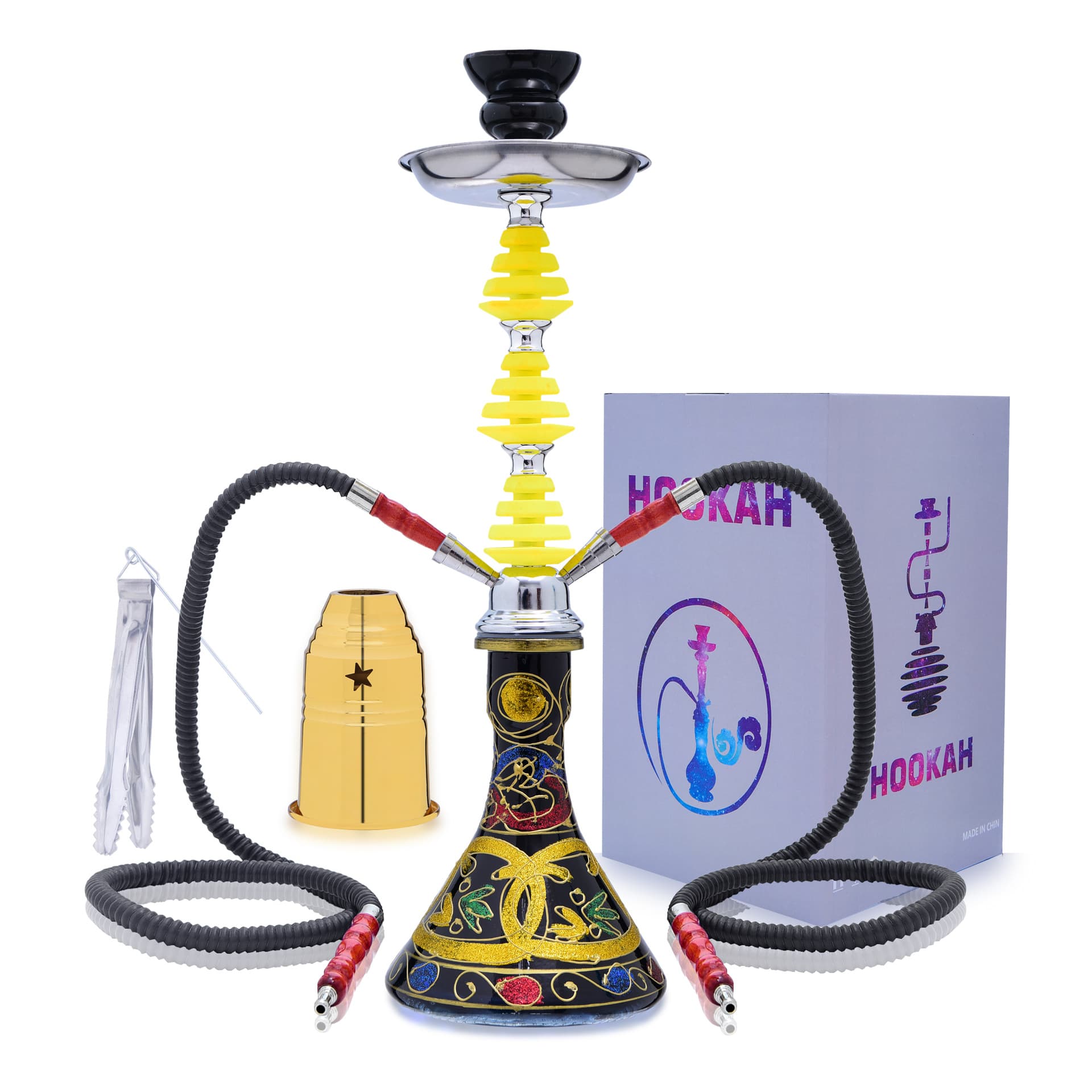 Complete Hookah Set with Accessories, Cross-border Hookah Pipe and Smoking Tools for Export, HOOKAH for Cross-border Images