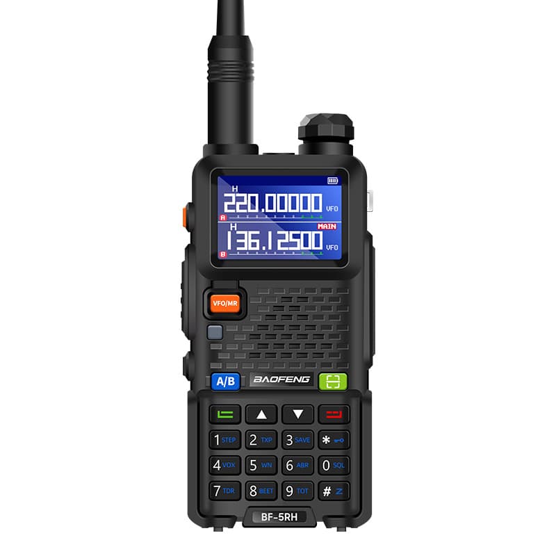 New Baofeng BF-UV5RH walkie-talkie, one-click frequency matching, typc-c charging, dual-segment dual display, manufacturer wholesale