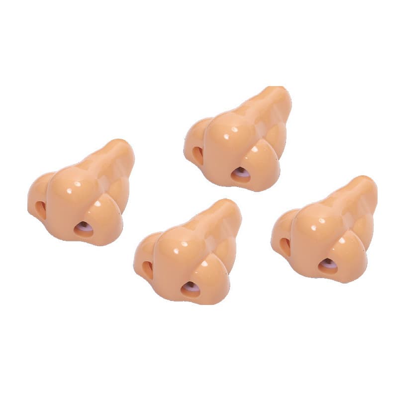 Cartoon-style realistic nose-shaped pencil sharpener, single-hole design, for elementary school students, wholesale.