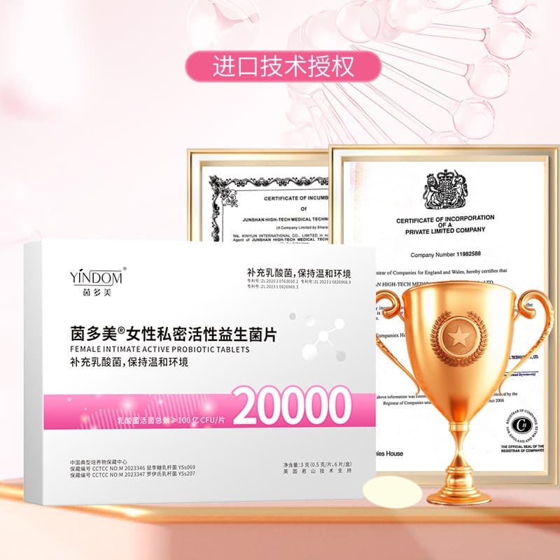 Lactobacillus Capsules for Female Vaginal Use, Probiotic Suppositories for Intimate Care, Antibacterial Gynecological Tablets