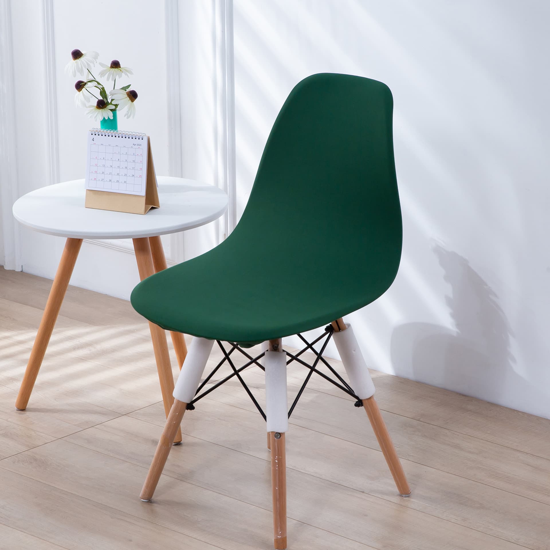 Elastic chair cover Nordic shell chair cover Simple modern dining chair cover Cross-border Eames chair cover