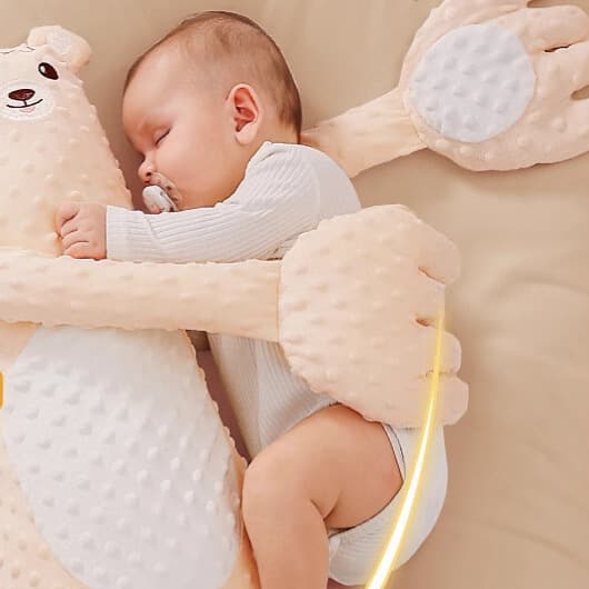 Baby Soothing Patting Palm Heat Wrap Sleep Comfort Pillow Anti-Startle Pat-to-Sleep Plush Toy