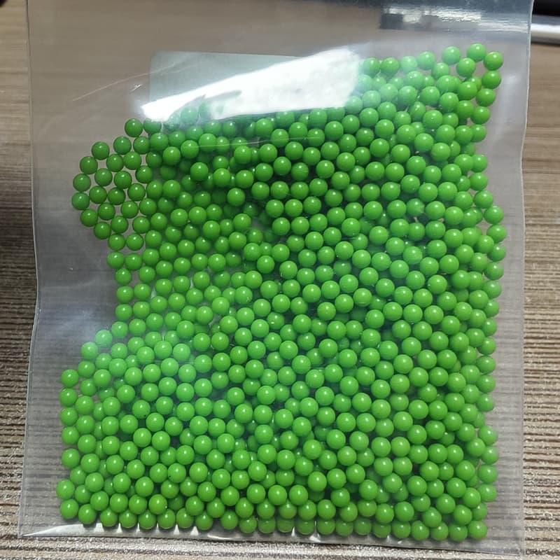 3mm green POM plastic balls micro solid small plastic beads in stock