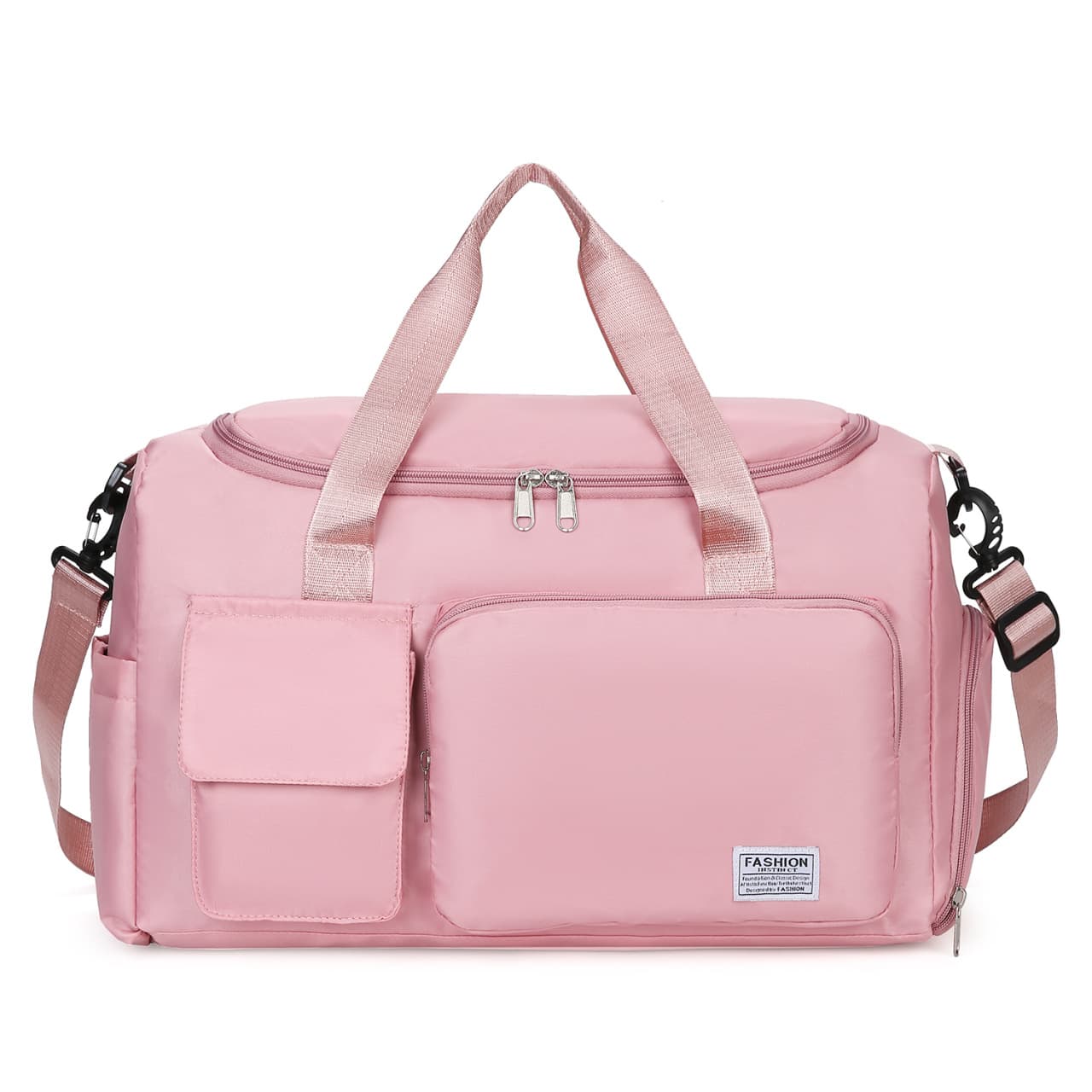 Cross-Border New Model Fitness Bag with Wet and Dry Separation, Shoe Compartment, Large Capacity Luggage Bag, Sports Handbag, Shoulder Bag, Travel Bag