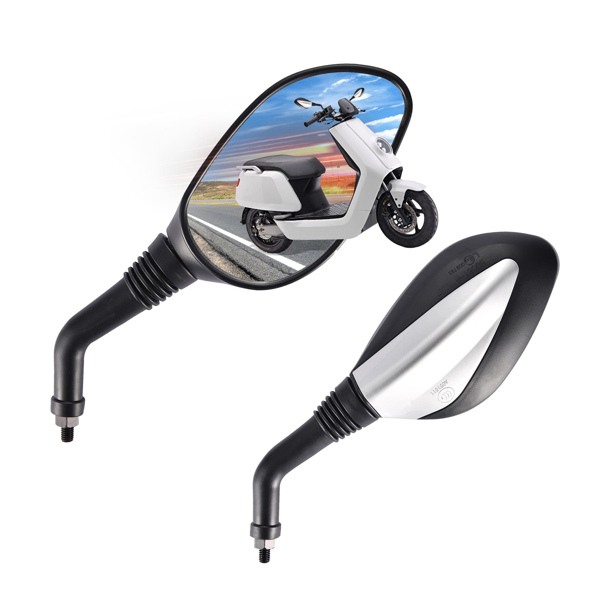 8mm Rearview Mirror Replacement For Gy6 50cc 125cc 150cc 250cc Motorbike Pedal Car Motorcycle Equipment Accessories